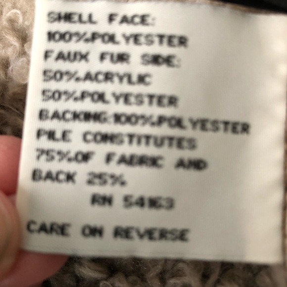 Kenneth Cole Vegan Leather Hooded Coat Jacket - Picture 7 of 16